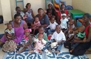 Kenyan mothers and children